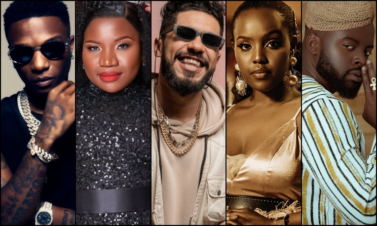 Wizkid, Makhadzi, ElGrandeToto, Nikita Kering and Locko.