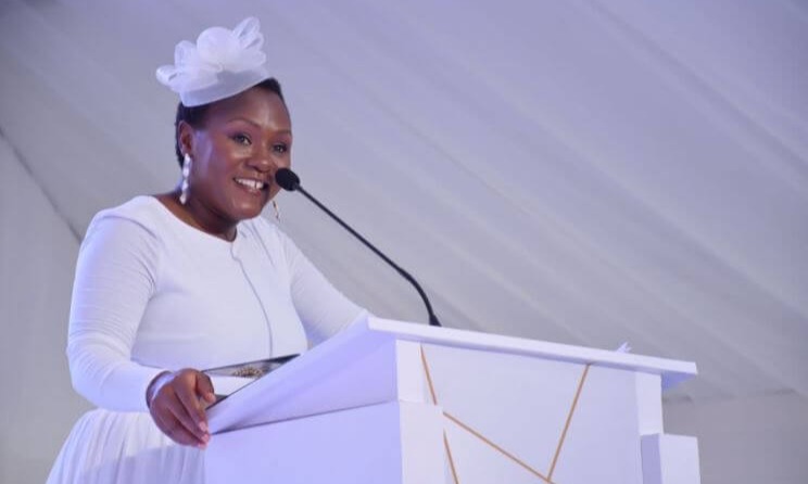 The chairperson of the award’s organising committee Sylvia Awori.