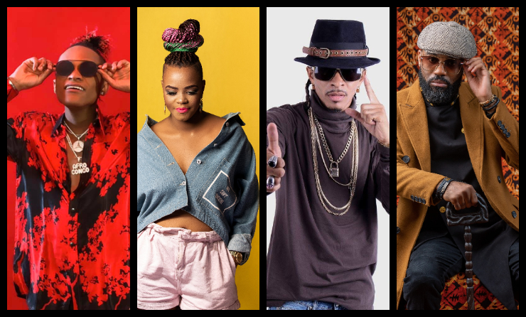Innoss'B, Sista Becky, Robinio Mundibu, Yekima.