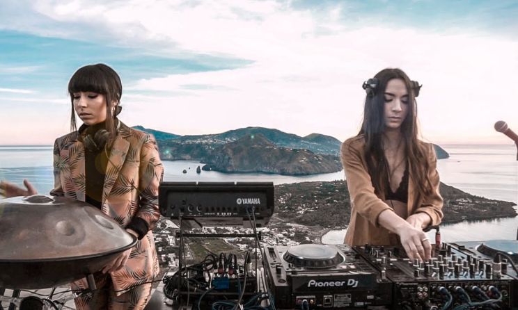 Italian DJ duo Giolì & Assia.