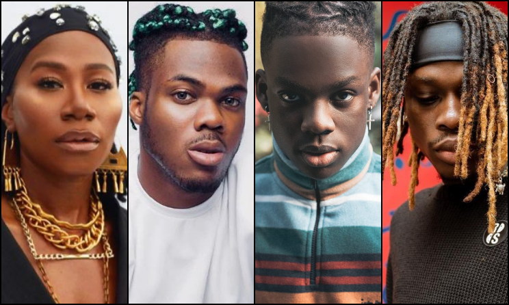 Aṣa, CKay, Rema and Fireboy DML.
