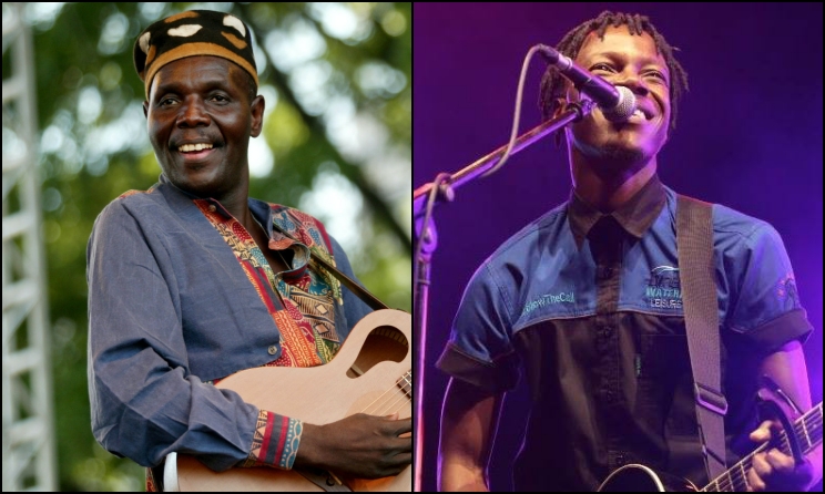 The late Oliver Mtukudzi and Mbeu.