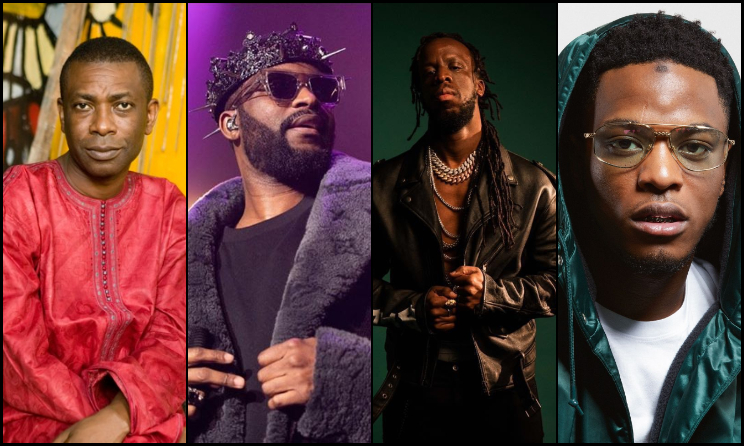 Youssou N'Dour, Fally Ipupa, Youssoupha, et Niska.
