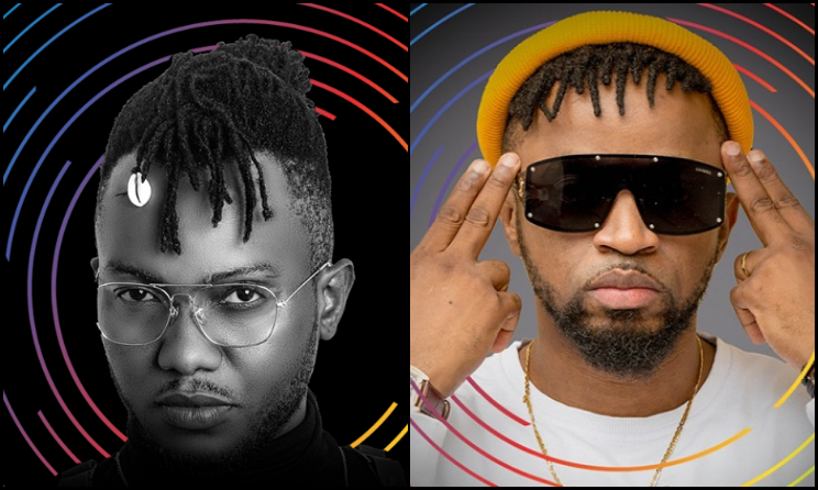 Les artistes congolais Wayé et Alesh.