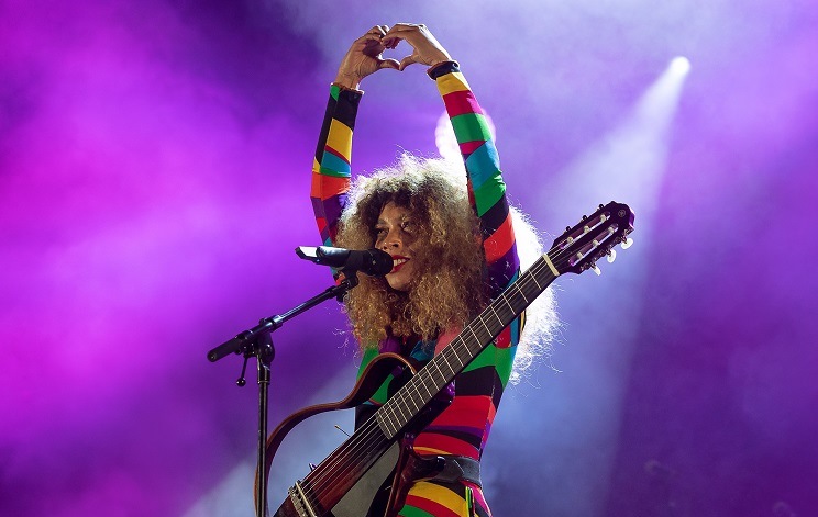 La chanteuse brésilienne Flavia Coelho au FIMU 2021. (Photo) : Facebook/FIMU.