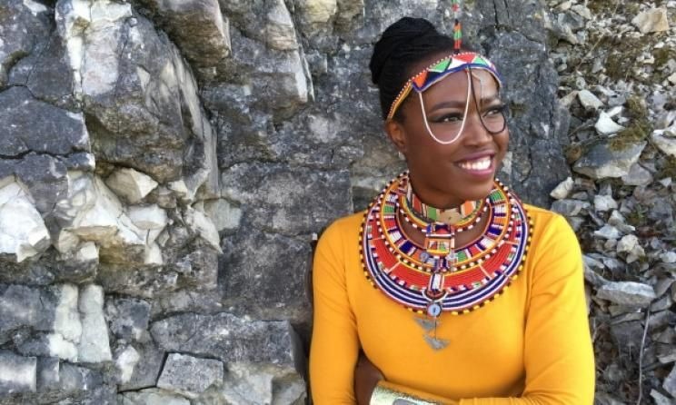 NiNina Ogot is an accomplished artist using music to spread her Luo traditions.
