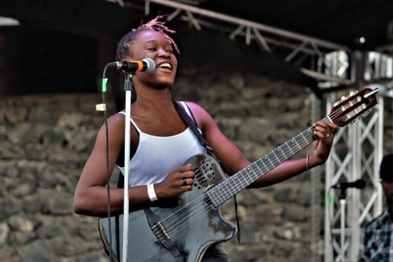 (Photo) : La chanteuse congolaise Céline Banza, pensionnaire de Believe Music.