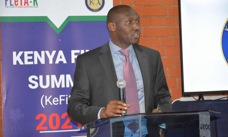 Acting Kenya Film Classification Board CEO Christopher Wambua.