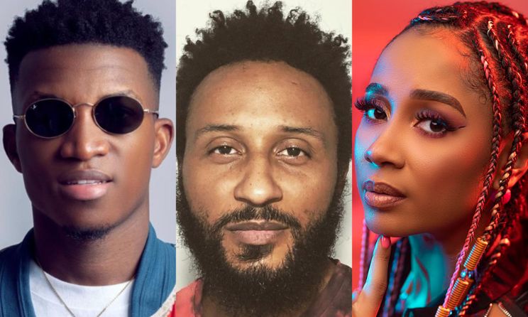 Kofi Kinaata, Wanlov the Kubolor and Sister Deborah. 