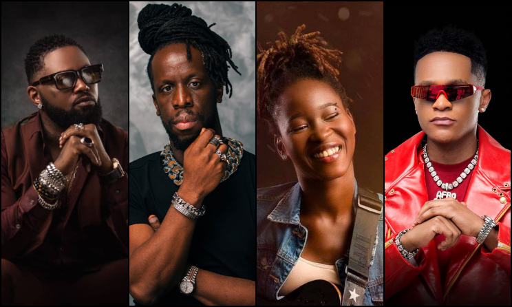 Ferre Gola, Youssoupha, Céline Banza, et Innoss'B.