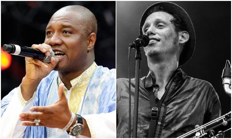 (Photo) : Sekouba Bambino et Gabriel Saglio.
