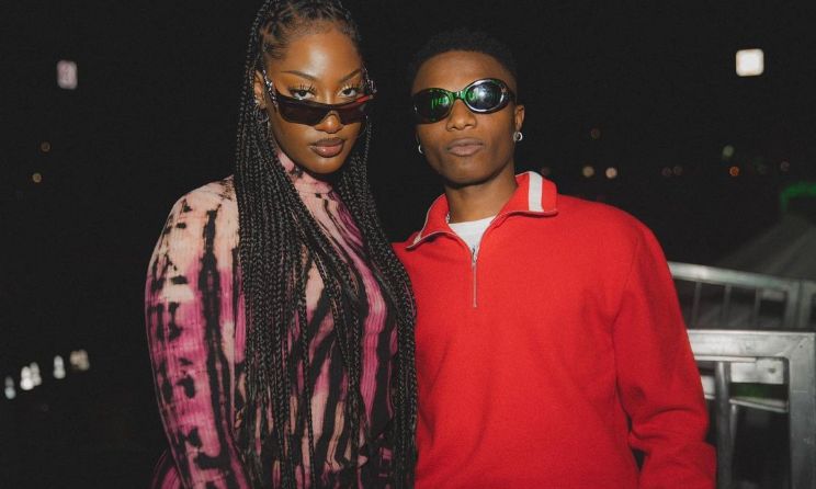 Tems and Wizkid.
