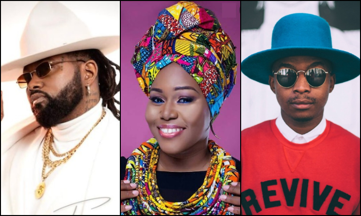 Ferre Gola, Selina Bebaako-Mensah, et Trevor Stuurman.