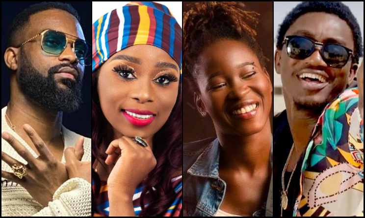 (Photo) : Fally, Adiouza, Céline Banza et Wally Seck.