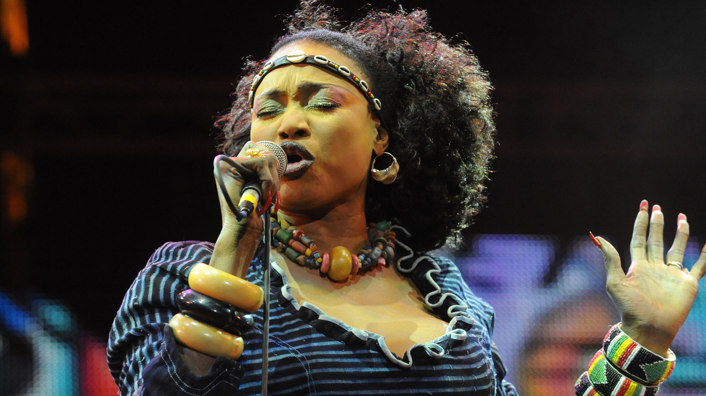 La chanteuse malienne Oumou Sangaré.