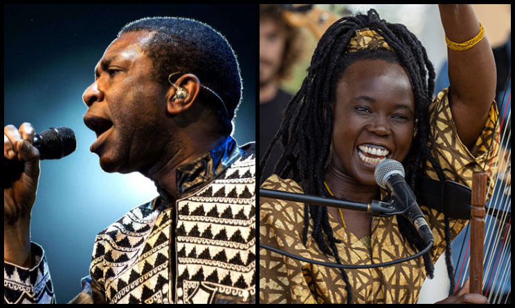 (Photo) : Youssou N'Dour et Senny Camara.