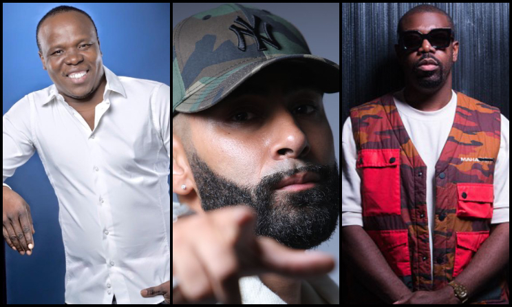 (Photo) : A'salfo, La Fouine et James BKS.