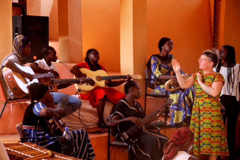 (Photo) : Musiciennes maliennes en formation au complexe culturel BlonBa.