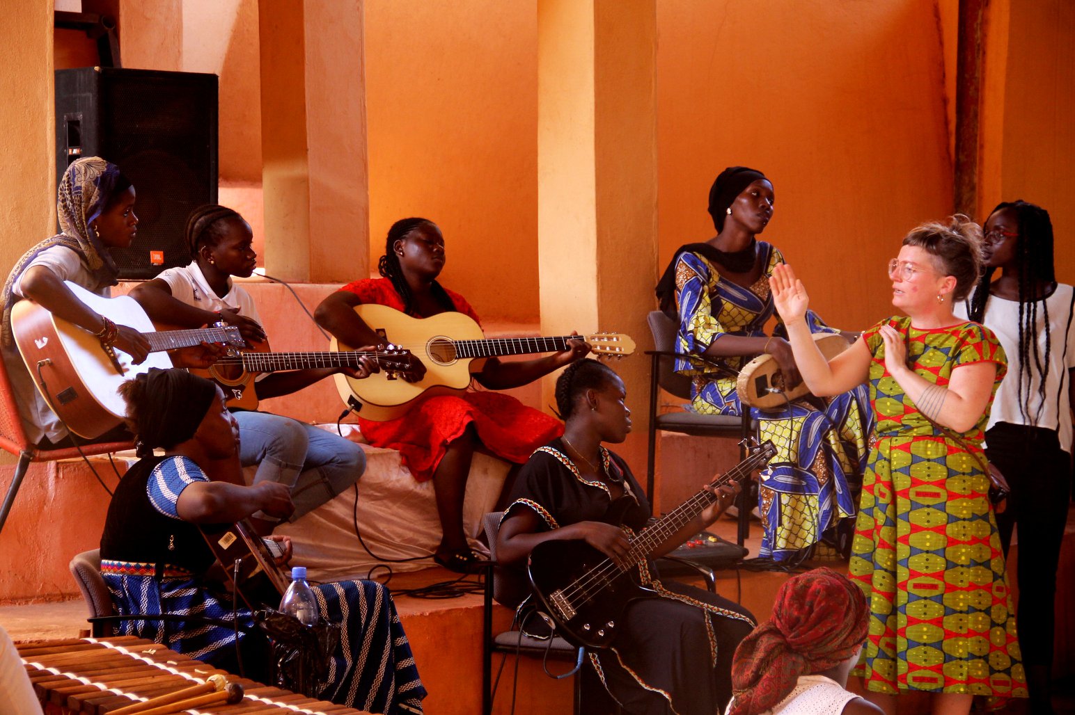 (Photo) : Musiciennes maliennes en formation au complexe culturel BlonBa.
