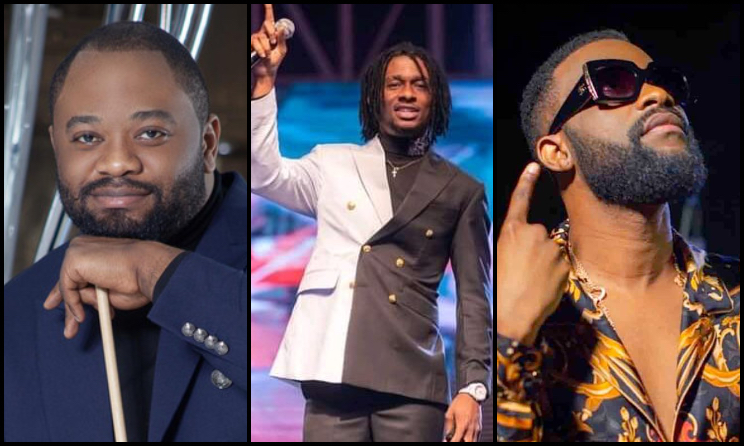 (Photo) : Moise Mbiye, KS Bloom et Fally Ipupa.
