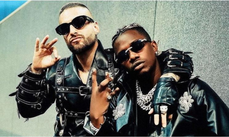 Maluma and Rayvanny.