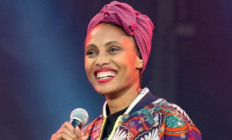 La chanteuse franco-comorienne Imany.