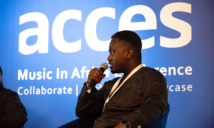 A speaker during the 2021 edition of ACCES in Johannesburg, South Africa. Photo: Revosistah Productions