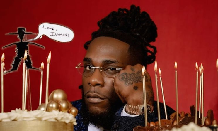 The cover art for Burna Boy’s ‘Love, Damini’ album.