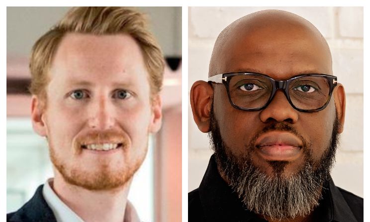 Mdundo CEO Martin Nielsen and Universal Music South Africa and Sub-Saharan Africa CEO Sipho Dlamini.