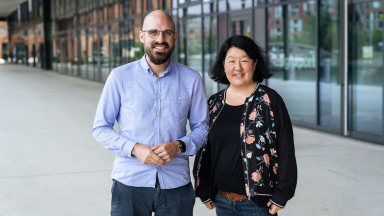 Musicube co-founders Agnes Chung and David Hoga.