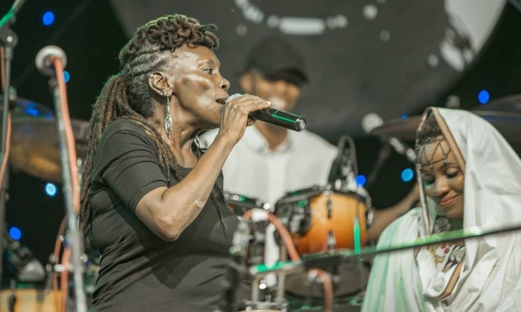 A performer at the 2020 edition of Ongala Music Festival.