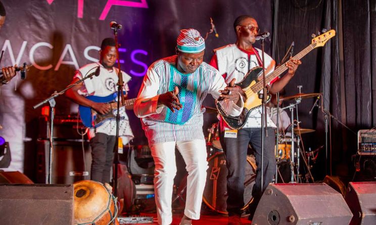 A band performing at a previous REMA music conference.