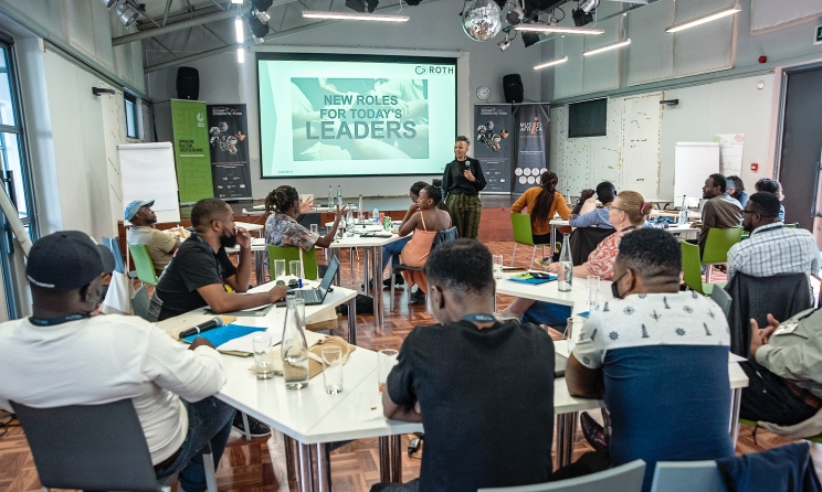 Sound Connects Fund sub-grantees during a capacity-building workshop in Johannesburg, South Africa, in February 2022. Photo: Music In Africa
