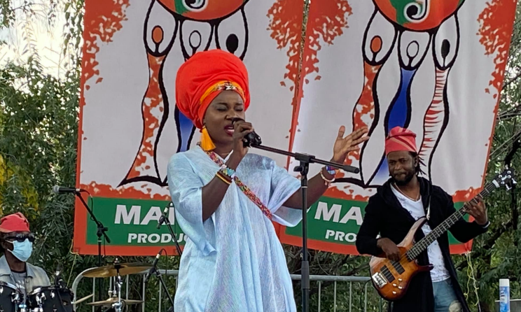 Senegalese singer Mariaa Siga performing at a previous edition of the festival.