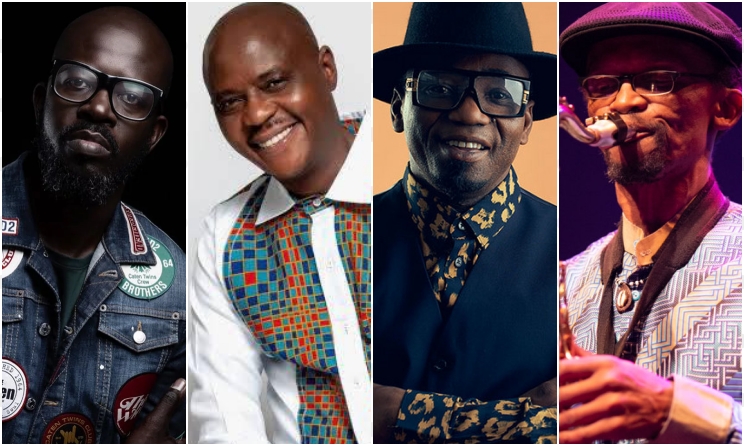 Black Coffee, Joe Nina, Jimmy Dludlu and McCoy Mrubata.