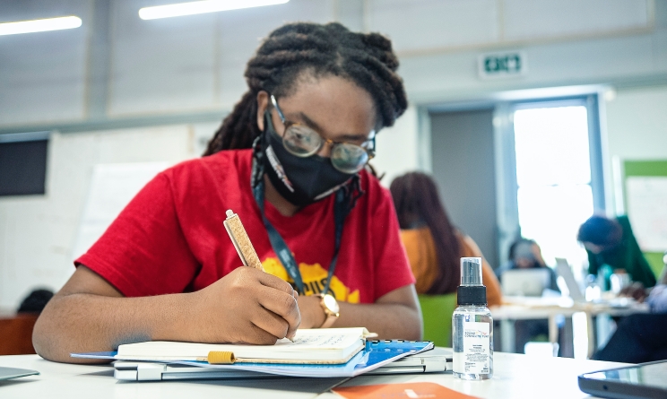 A participant during a Sound Connects Fund capacity-building workshop in Johannesburg, South Africa. Photo: Music In Africa