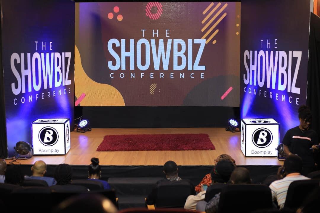 The set of the maiden Showbiz Conference in Accra, Ghana. Photo: 3 Entertainment
