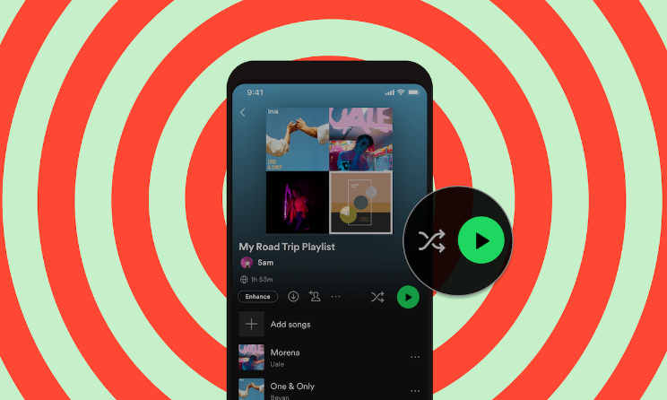 Spotify wants users to pay for the benefit of having separate Play and Shuffle buttons on the app.