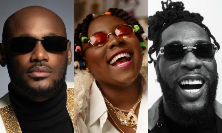 2Baba Idibia, Teni the Entertainer and Burna Boy.