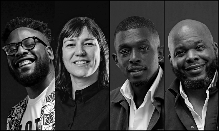 Munya Chanetsa, Wendy Verwey Bekker, Mamby Diomandé and Pit Baccardi.