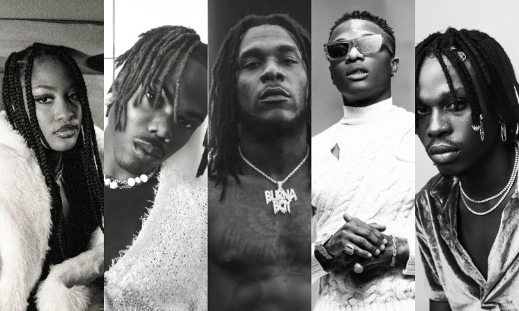 Tems, CKay, Burna Boy, Wizkid and Fireboy DML all secured nominations in the American Music Awards 2022.
