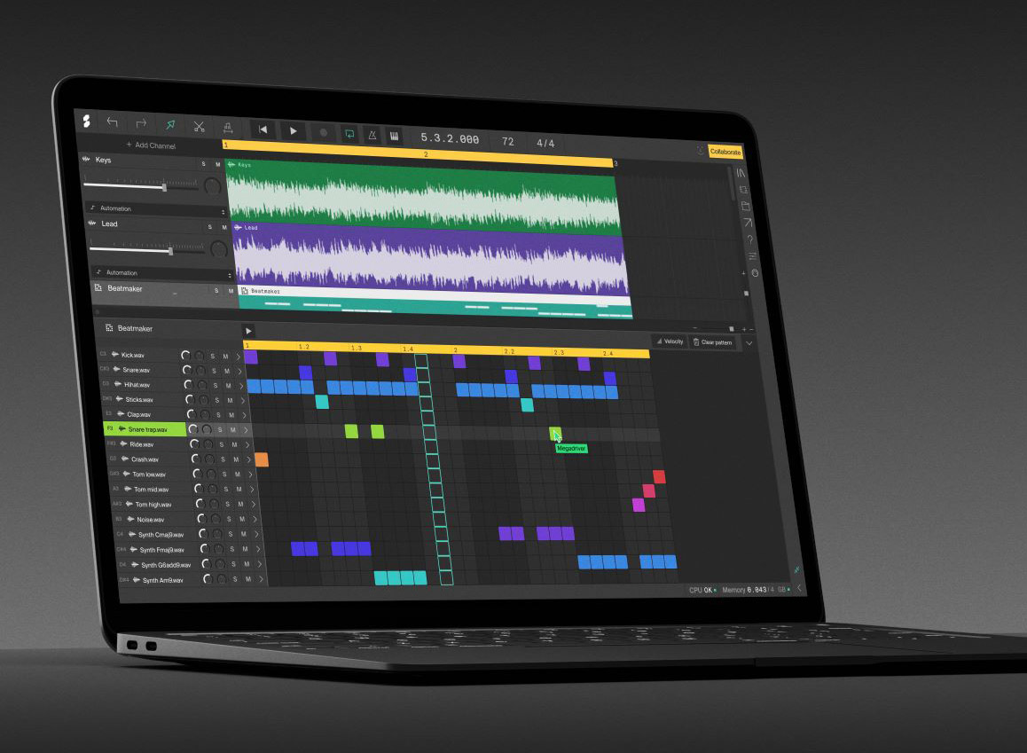 Beatmaker offers users a real time collaborative tool.