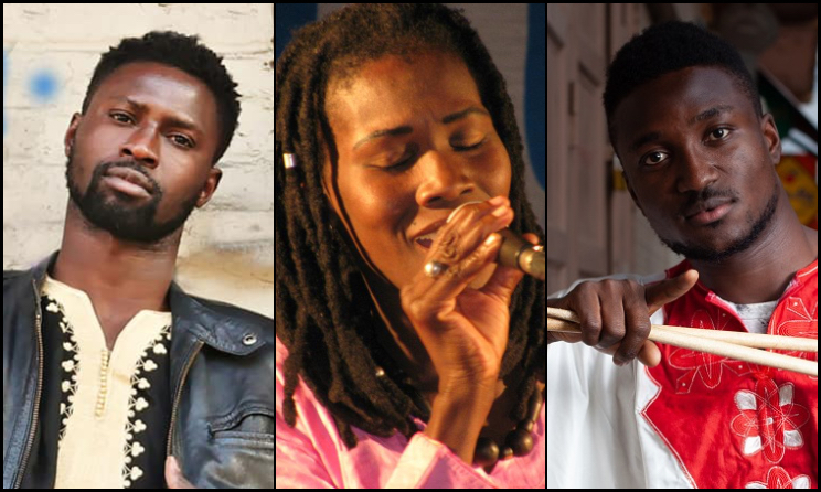 (Photo) : Modou Touré, Mama Sadio et Sym Sam.