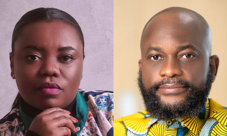Boomplay Ghana general manager Elizabeth Ntiamoah-Quarshie and MTN Ghana chief commercial officer Noel Kojo-Ganson.