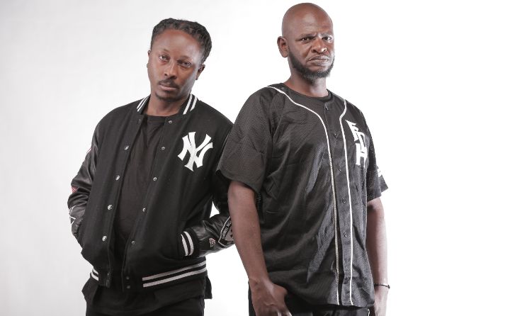 Kevin Provoke and Ambrose Akwabi of Umoja Sounds.