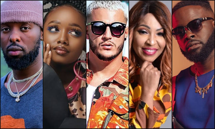 Eddy Kenzo, Abigail Chams, DJ Snake, Viviane Chidid and Locko.