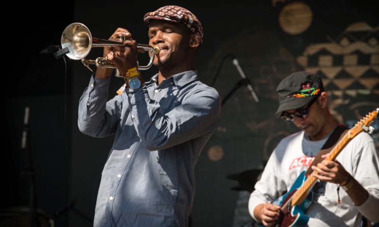 The submission deadline is 23 January. In the photo: South African band Tune Recreation Committee performing at Bushfire Festival in 2019. Photo: Bram Lammers