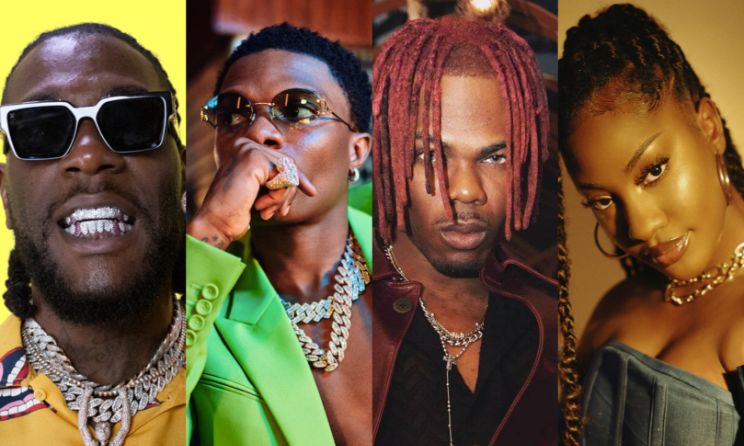 Burna Boy, Wizkid, CKay and Tems are among Afrobeats' leading names.