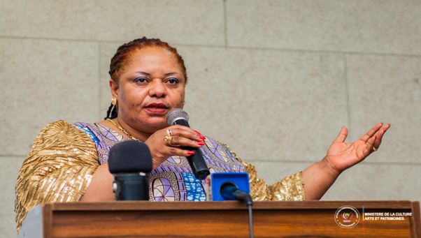 (Photo) : Catherine Kathungu , ministre de la Culture, Arts et Patrimoines en RDC