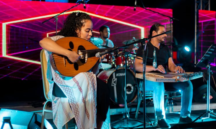 A showcase at SAMA Music Festival in Khartoum in October 2021.